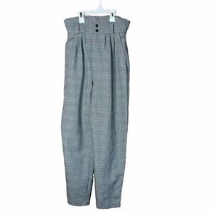 Vintage String Bean High Waisted Plaid Pants